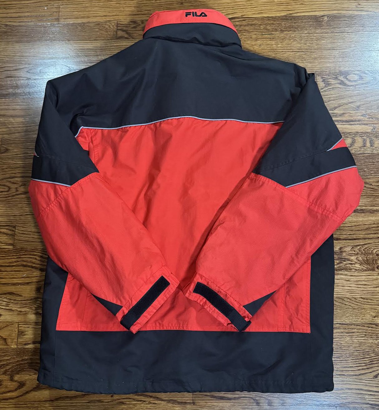 Vintage Fila 3 in 1 Red / Black Jacket (Size XL) — RootsBK